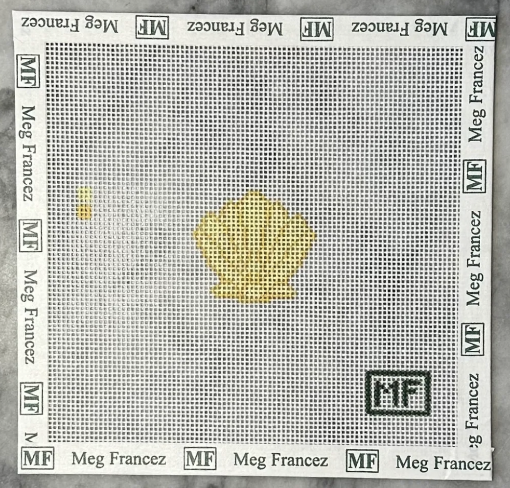 Mini Yellow Shell Canvas