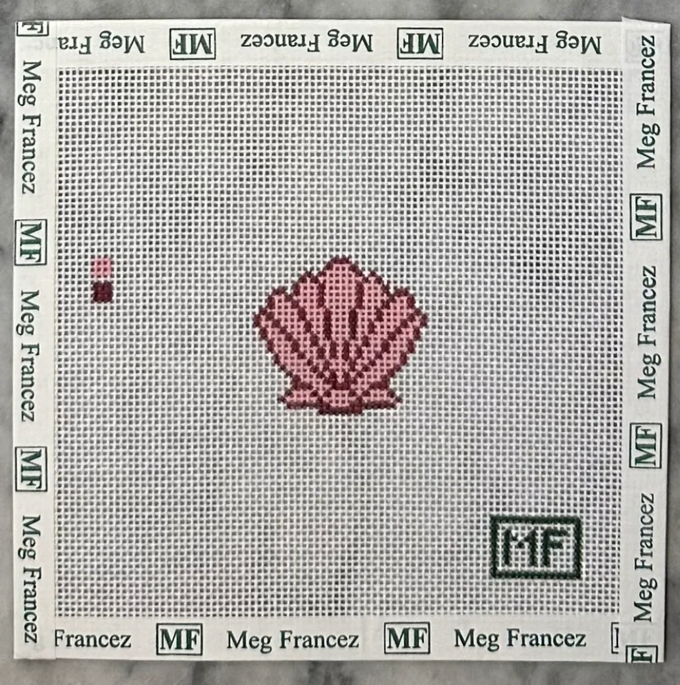 Mini Pink Shell Canvas