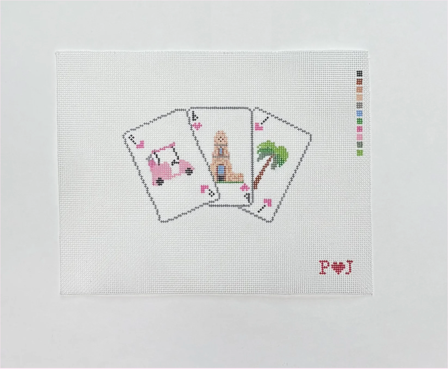 Destination Playing Cards PBI Canvas