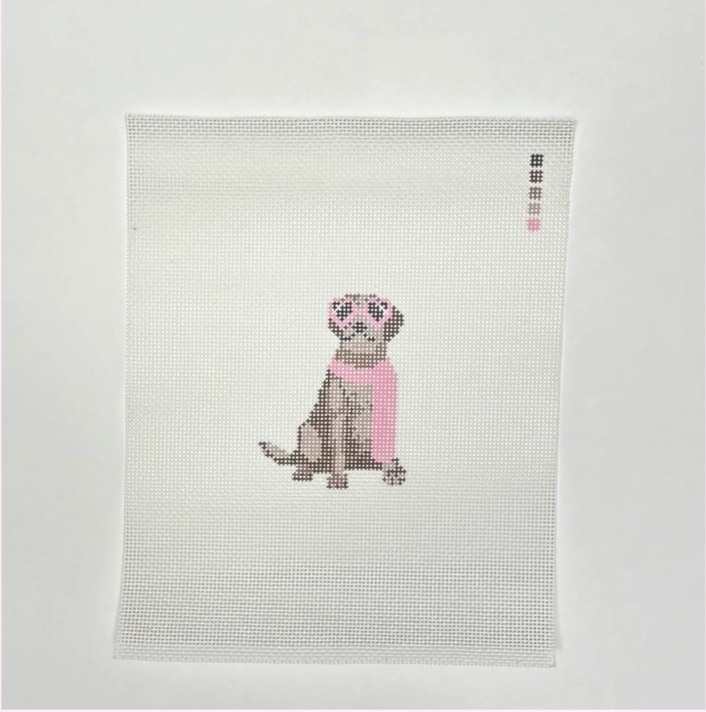 Mini Fab Pup Chocolate Lab Canvas