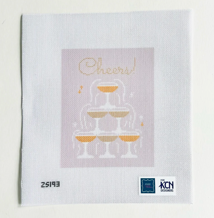 Cheers! Champagne Tower Canvas