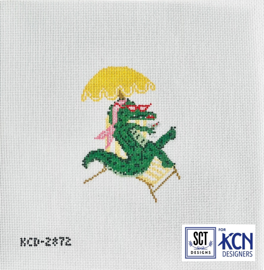 La Dolce Vita - Riviera Crocodile Canvas