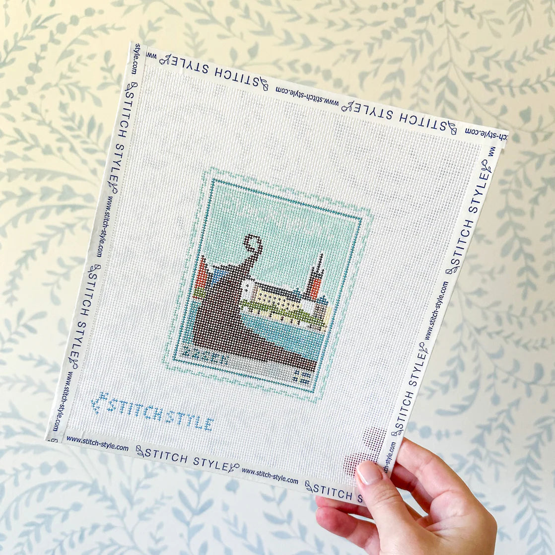 Stockholm Stamp Canvas