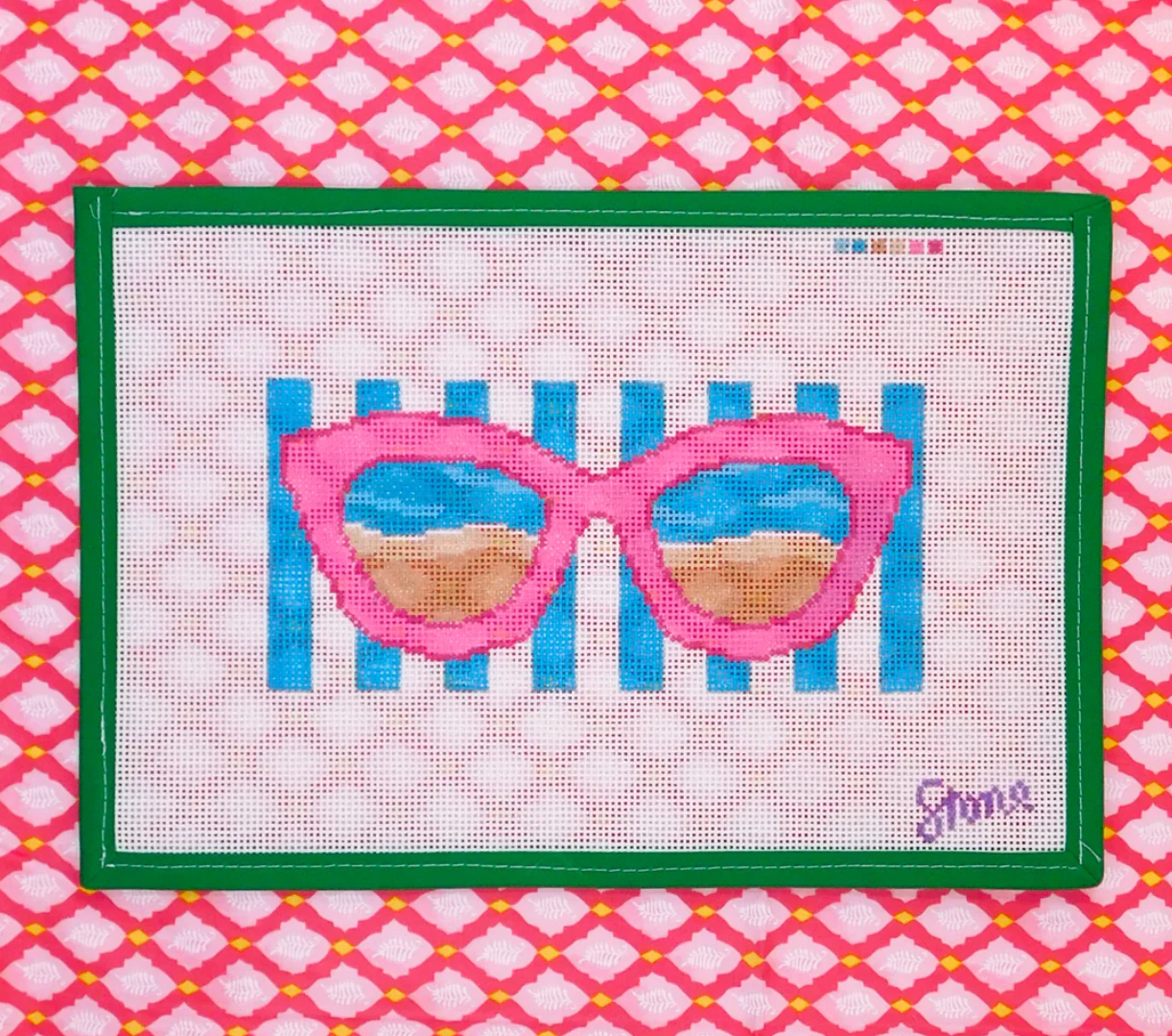 Beach Glasses Canvas