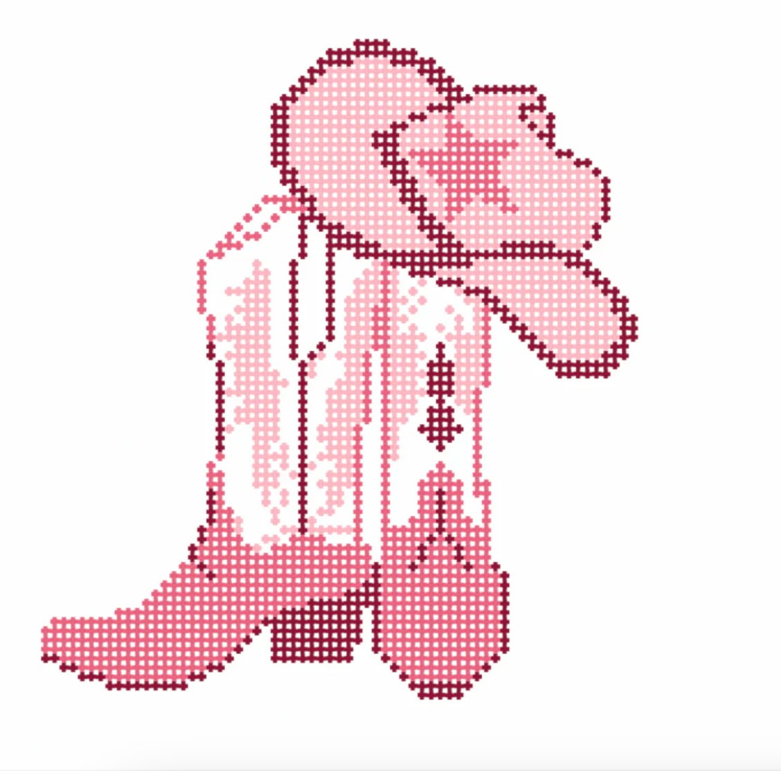 Pink Boots Canvas