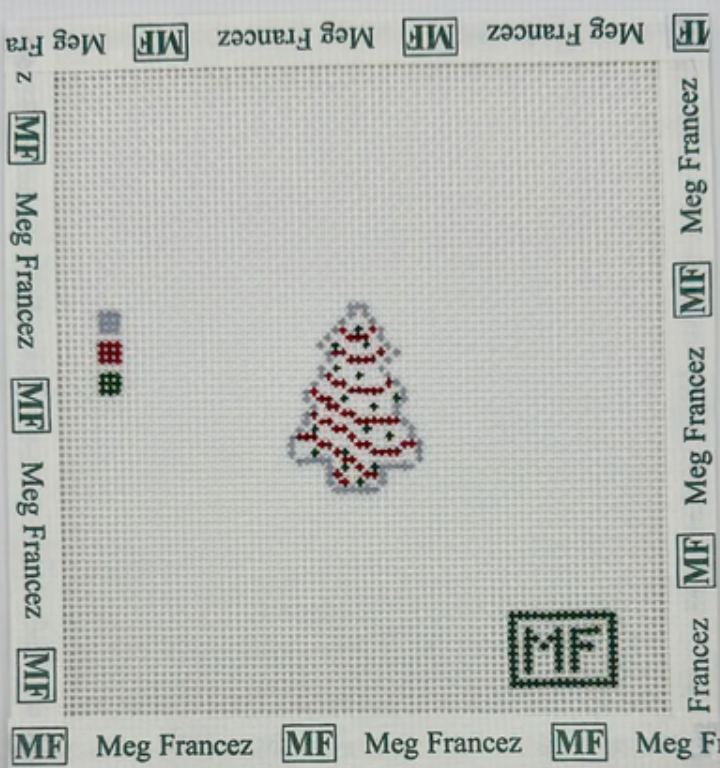 Mini Christmas Tree Cake Canvas
