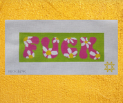 FUCK Floral Canvas