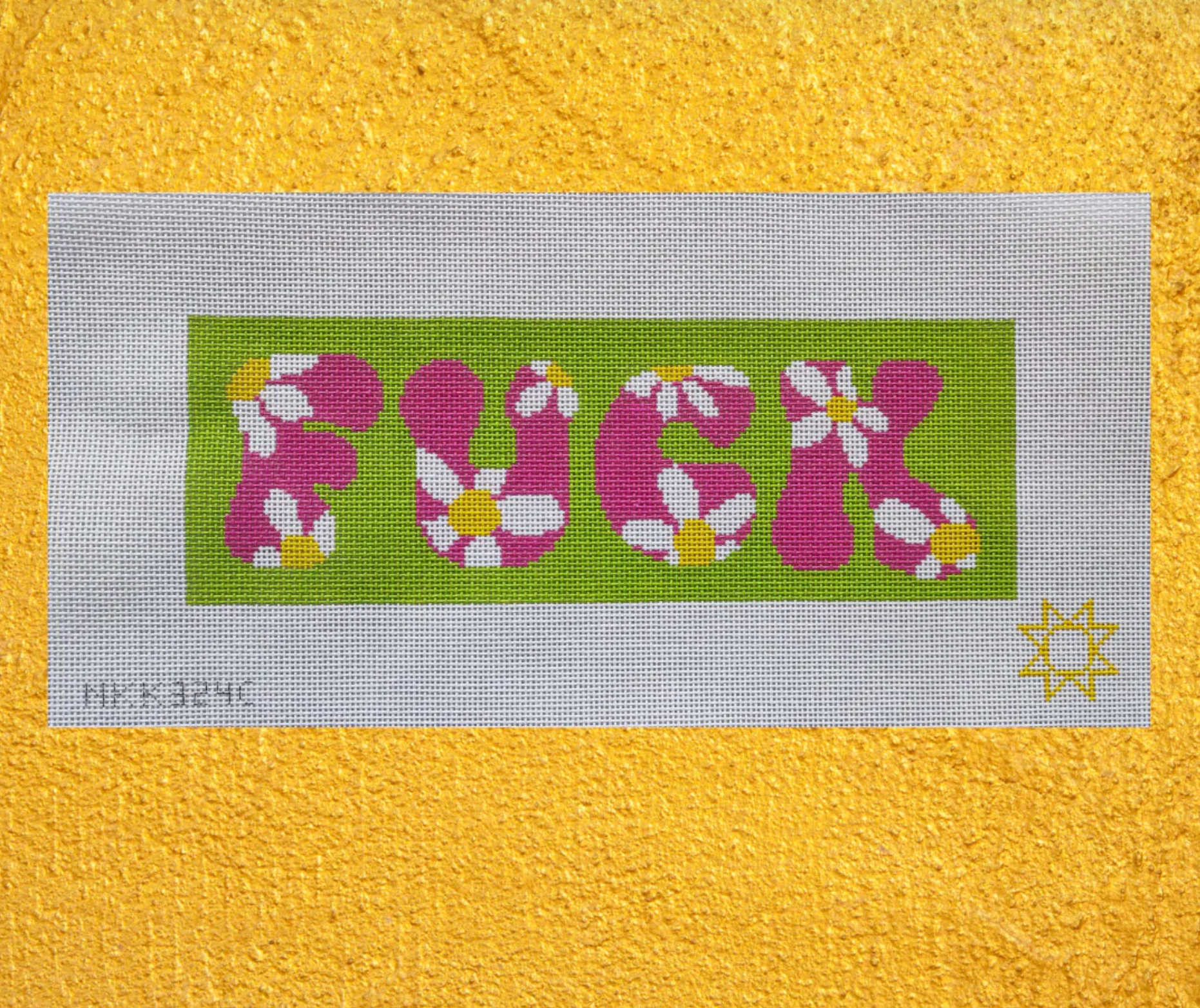 FUCK Floral Canvas