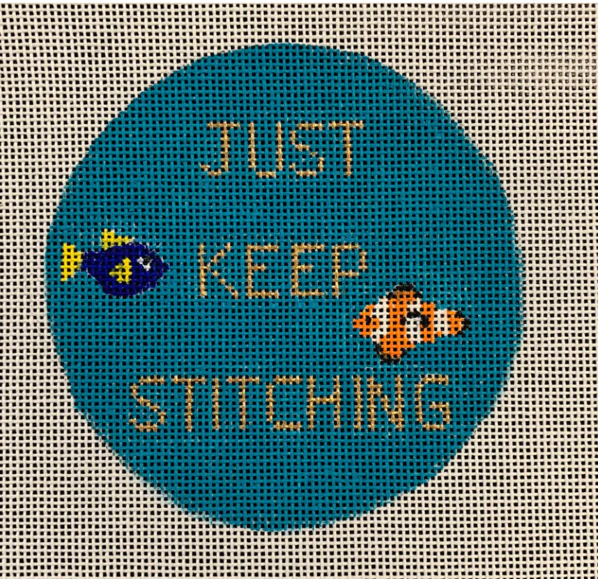 Just Keep Stitching Canvas