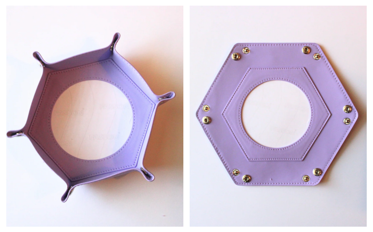 Self Finishing Hexagon Snap Tray