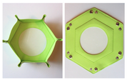 Self Finishing Hexagon Snap Tray