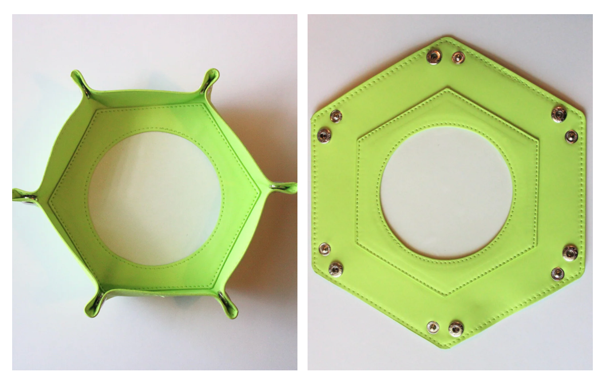 Self Finishing Hexagon Snap Tray