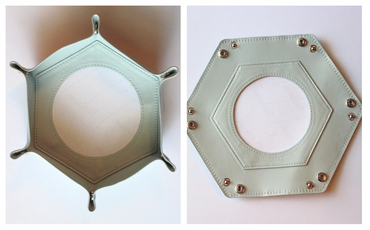 Self Finishing Hexagon Snap Tray
