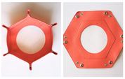 Self Finishing Hexagon Snap Tray