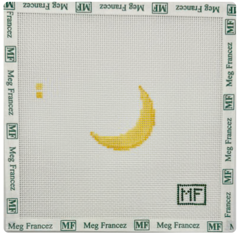 Mini Crescent Moon Canvas (KITTED)