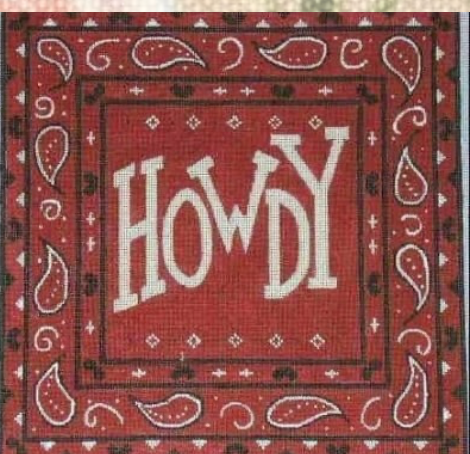 HOWDY Bandana Canvas