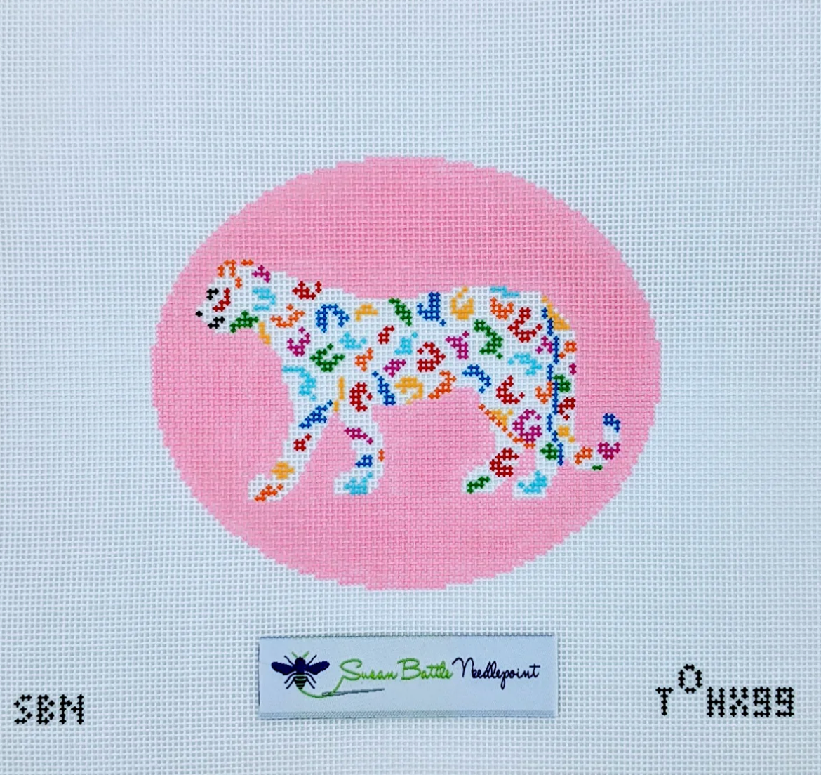 Rainbow Leopard Canvas