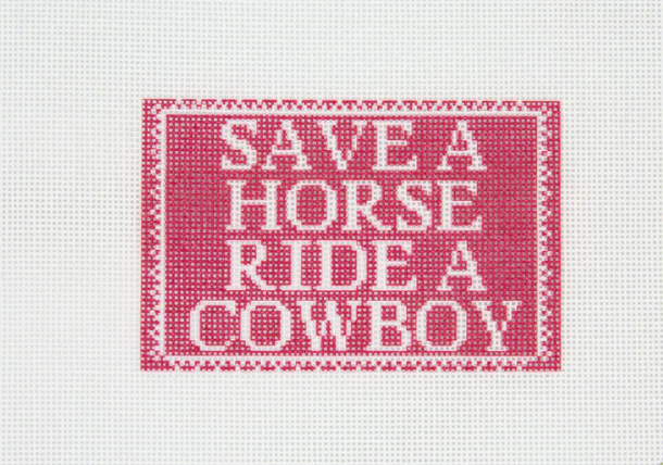 Save a Horse Ride a Cowboy Canvas