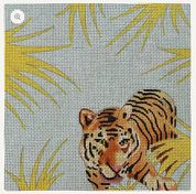 Tiger Crouching Canvas