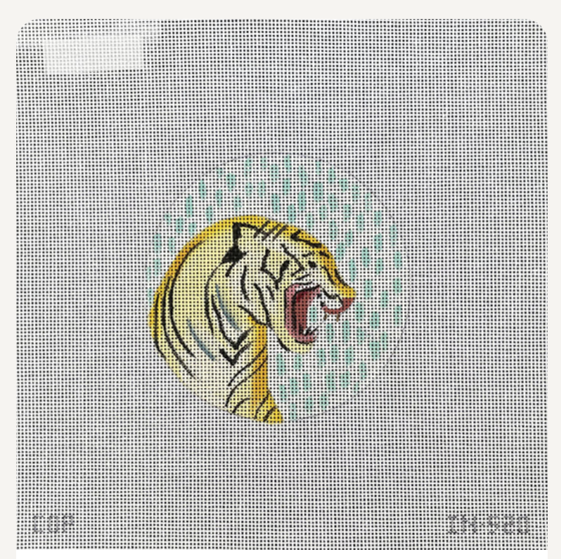 Tiger Round Canvas