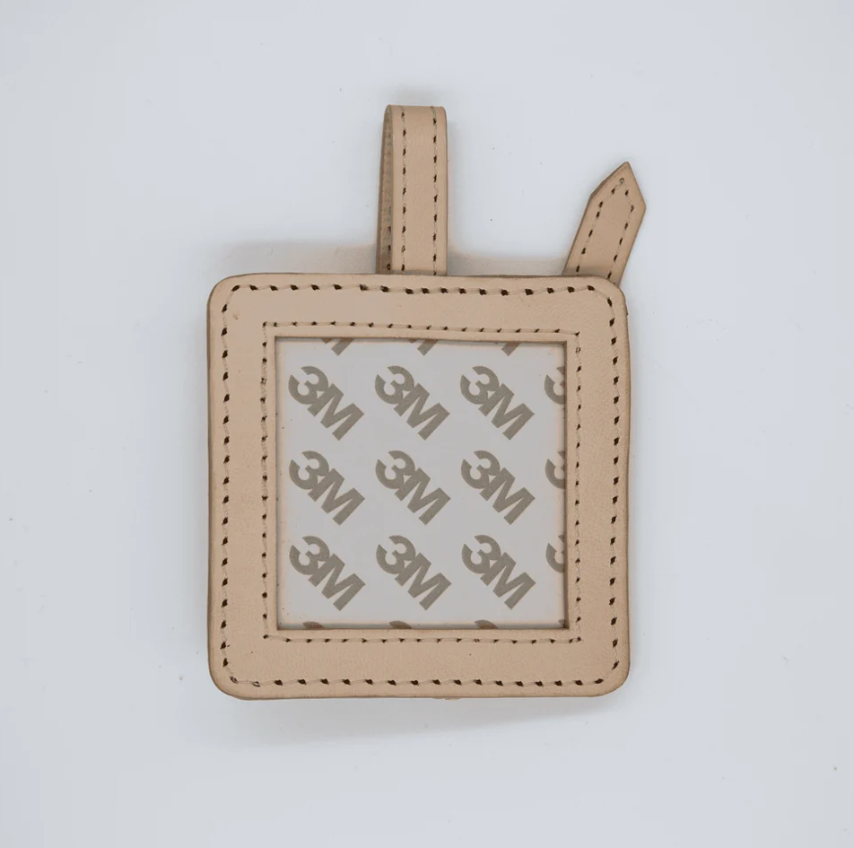 Self Finishing Leather Bag Tag