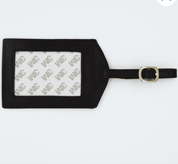 Leather Self Finishing Rectangle Luggage Tag