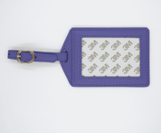 Leather Self Finishing Rectangle Luggage Tag