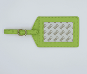 Leather Self Finishing Rectangle Luggage Tag