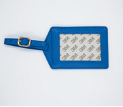 Leather Self Finishing Rectangle Luggage Tag