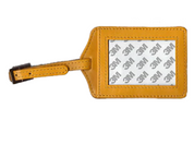 Leather Self Finishing Rectangle Luggage Tag