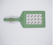 Leather Self Finishing Rectangle Luggage Tag