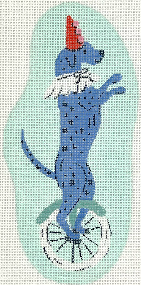 Dalmatian Riding Unicycle Canvas