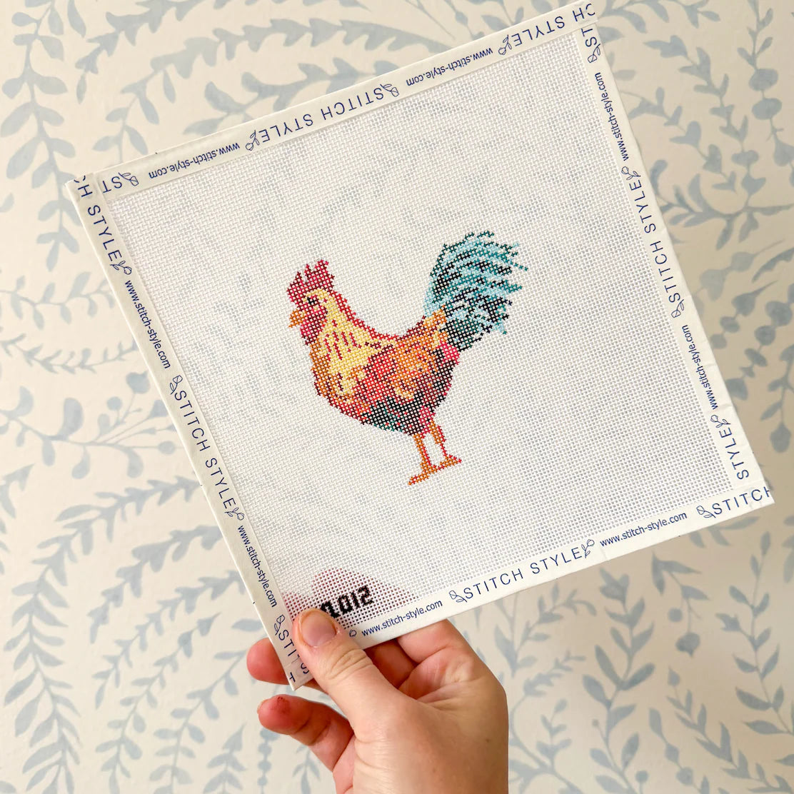 Rooster 18 Mesh Needlepoint Canvas