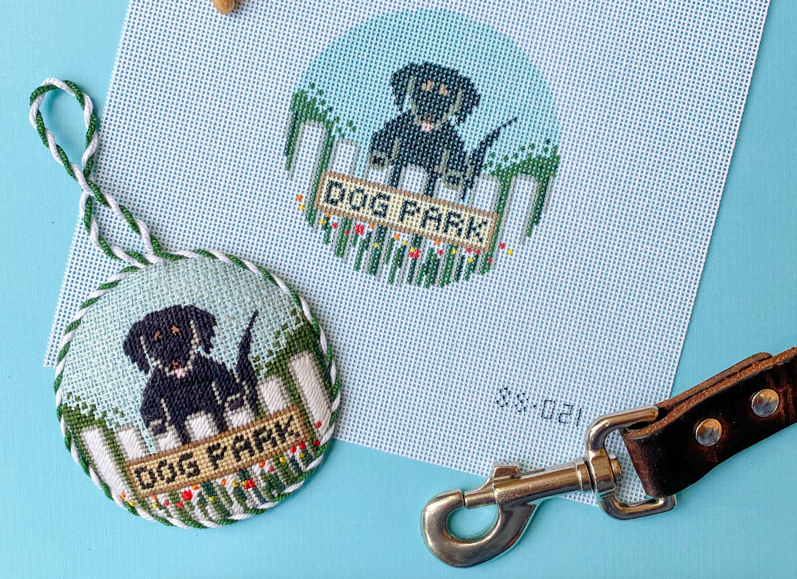 Dog Park - Black Lab - Canvas