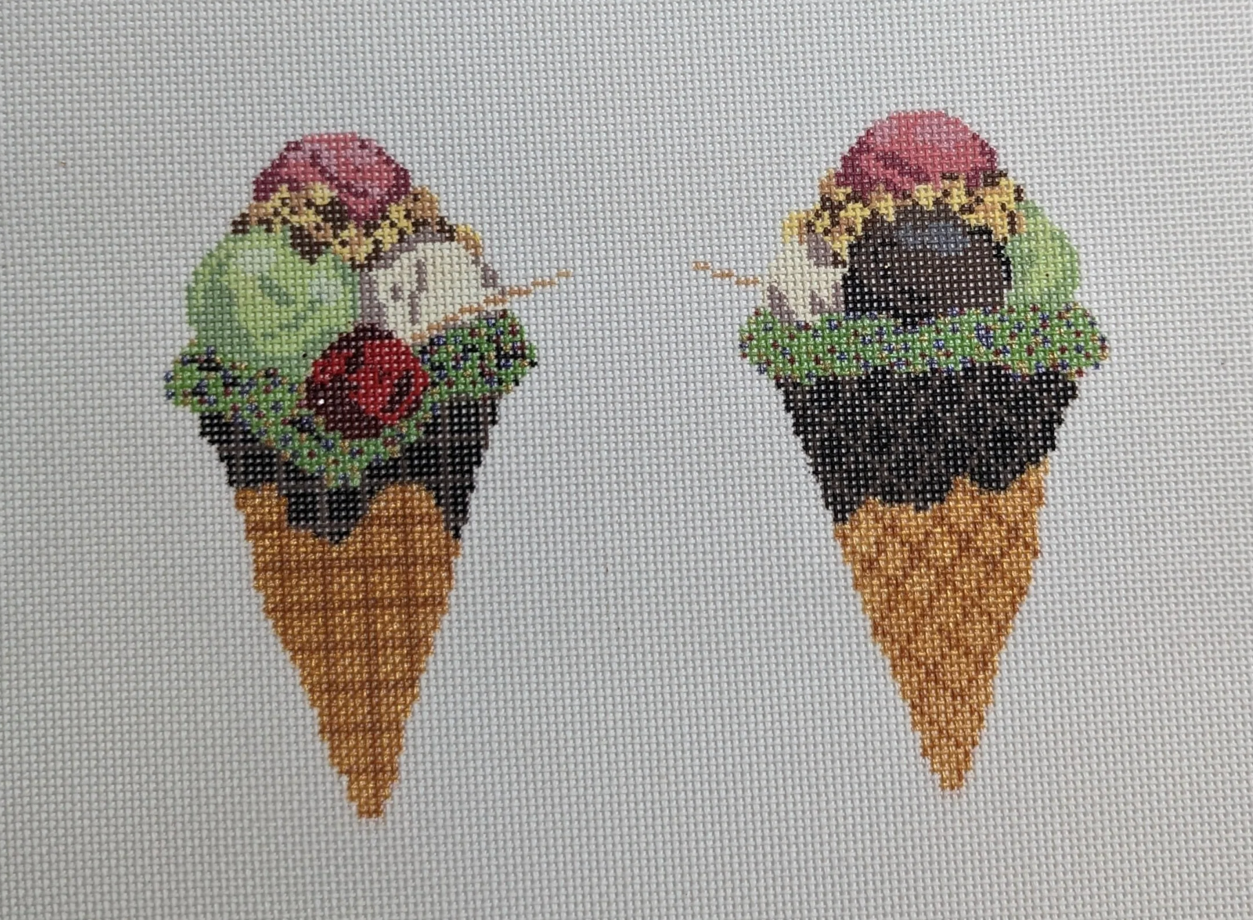 Ice Cream Double Sided Canvas