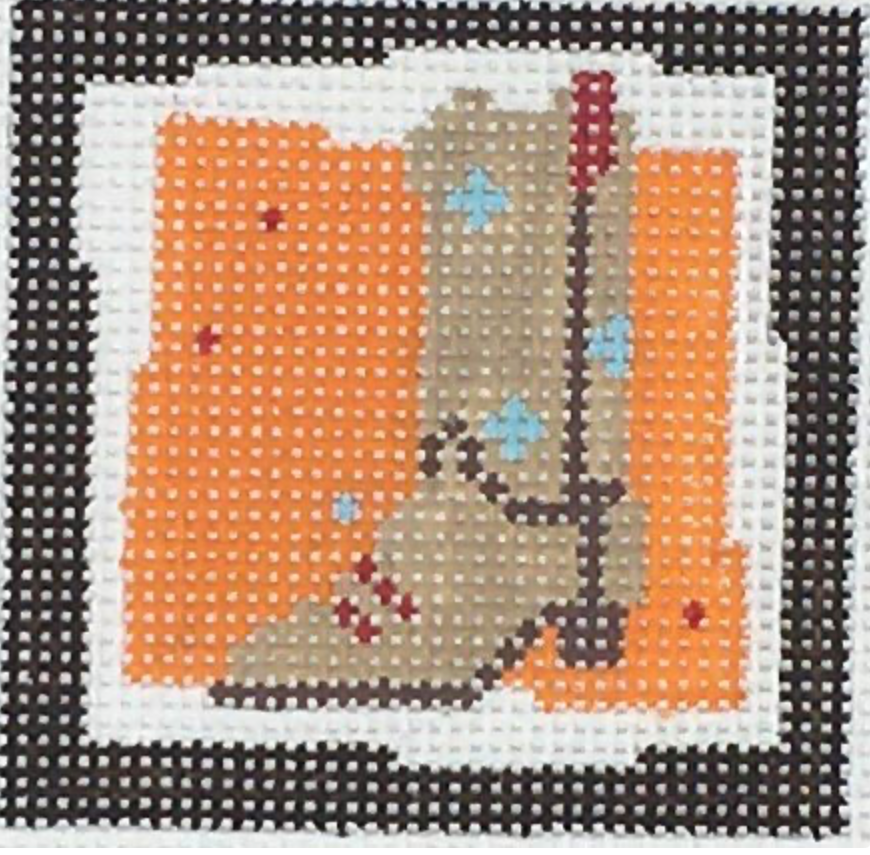 Brown Boot Canvas
