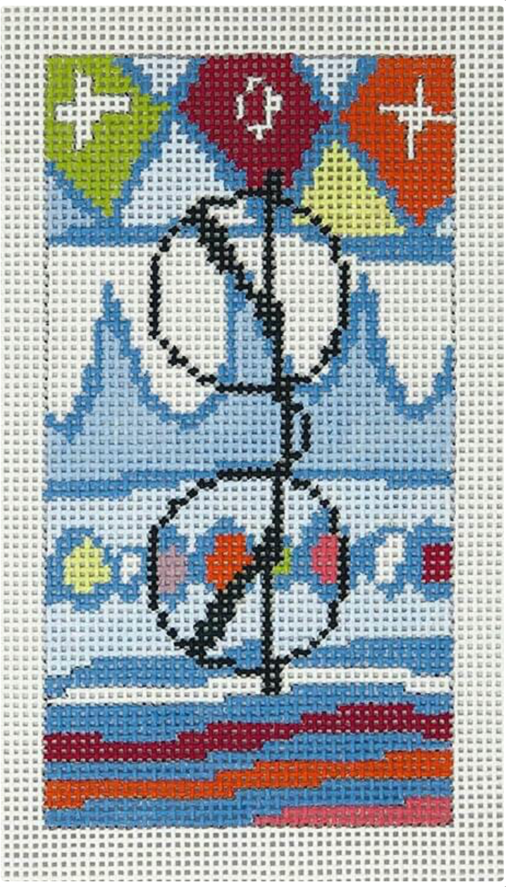 Stripey Dotted Eyeglass Canvas