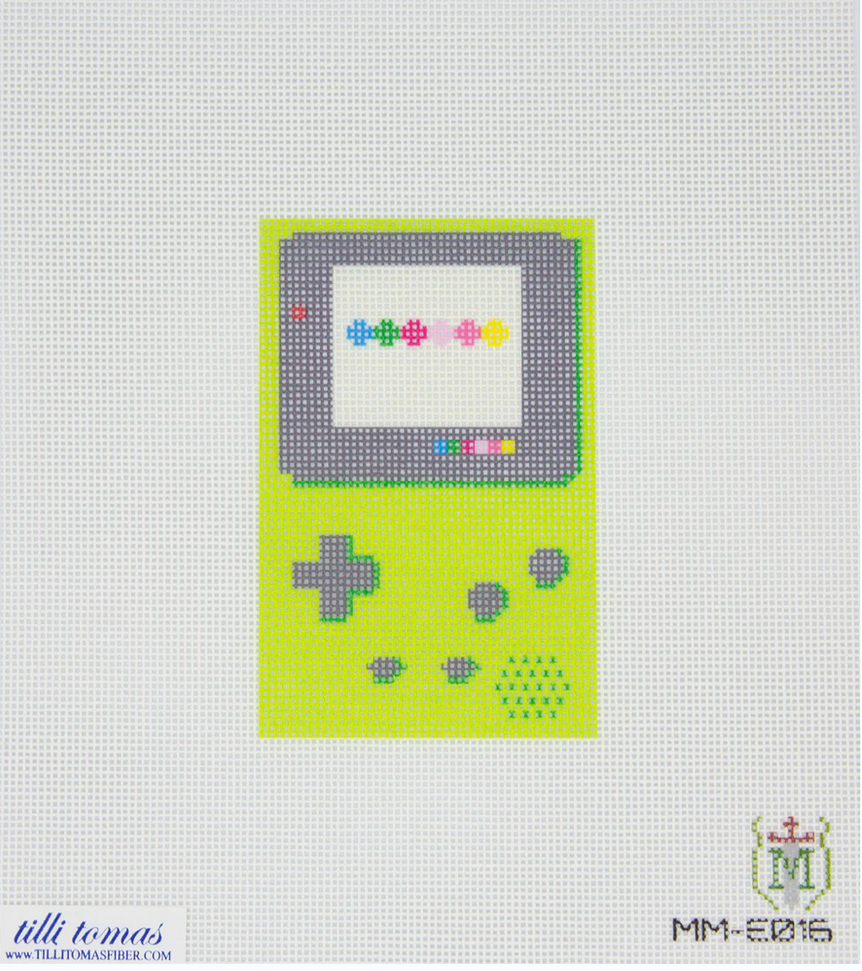 Lime Green Gameboy Canvas