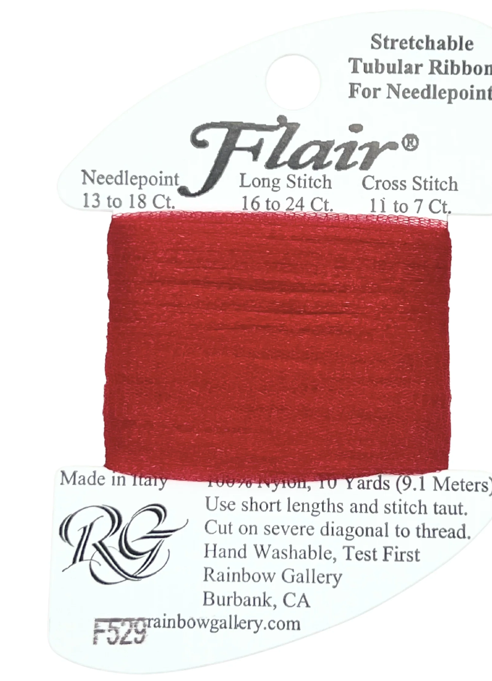 Flair Ribbon F529 Dark Red