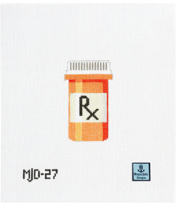 Rx Pill Bottle Canvas