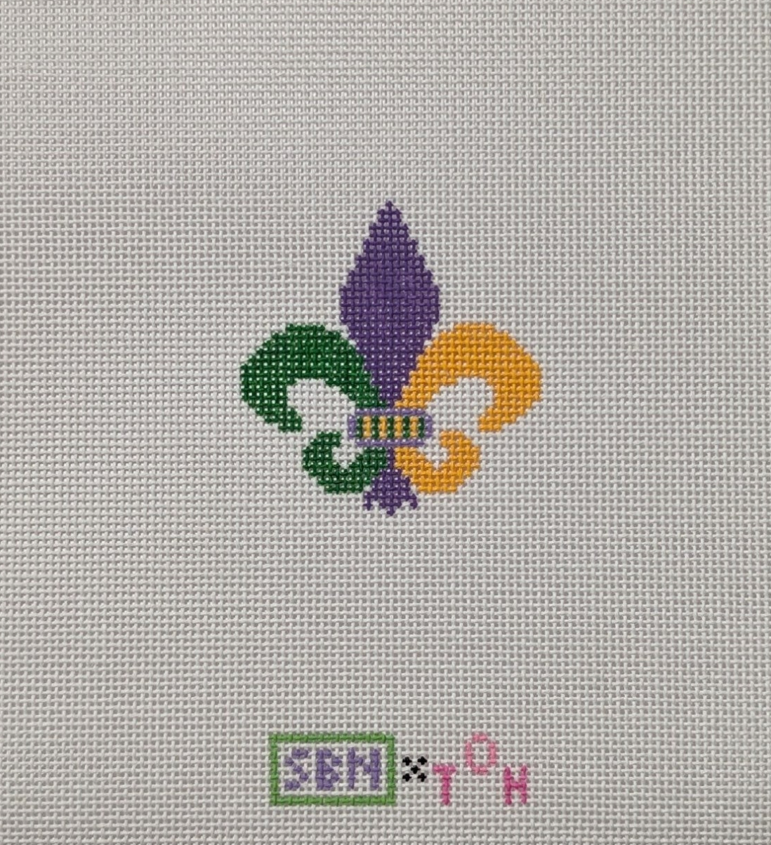 Mini Fleur de Lis Canvas