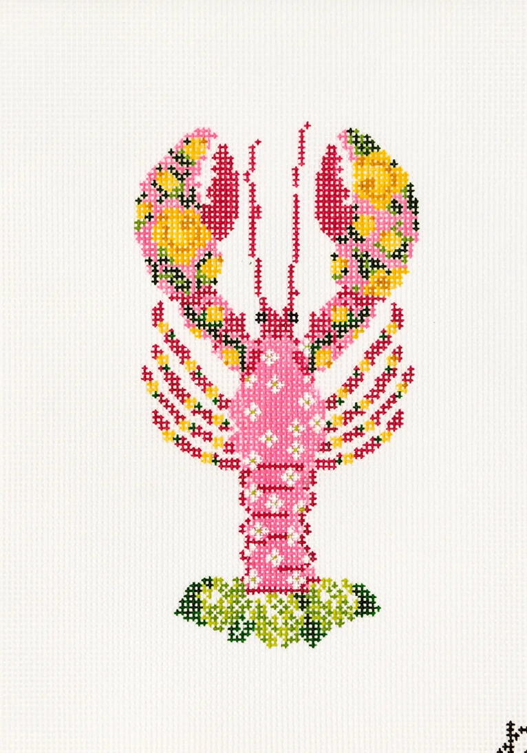 Lola The Pink Lobster Canvas
