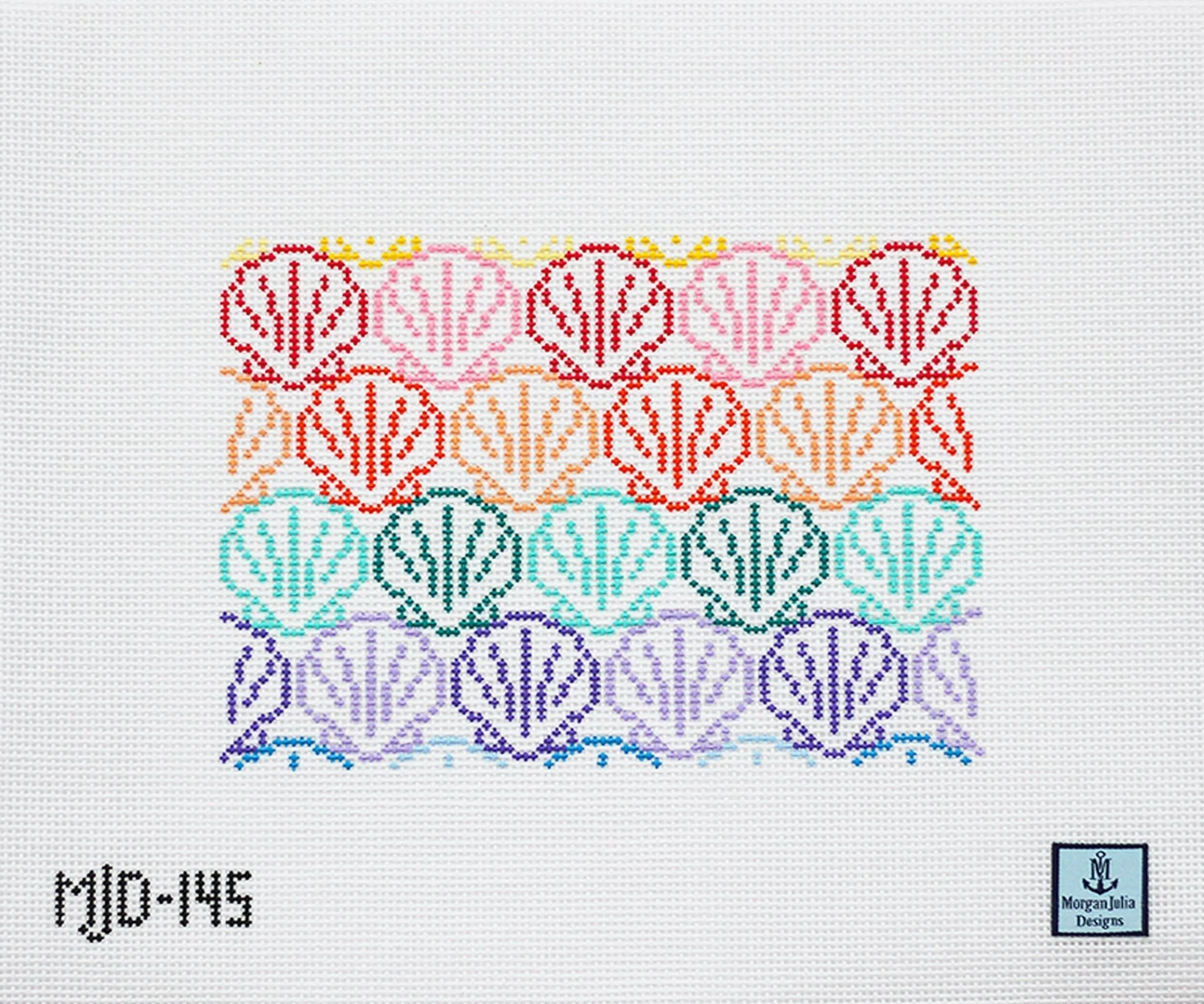 Shell Me About It Rainbow Canvas