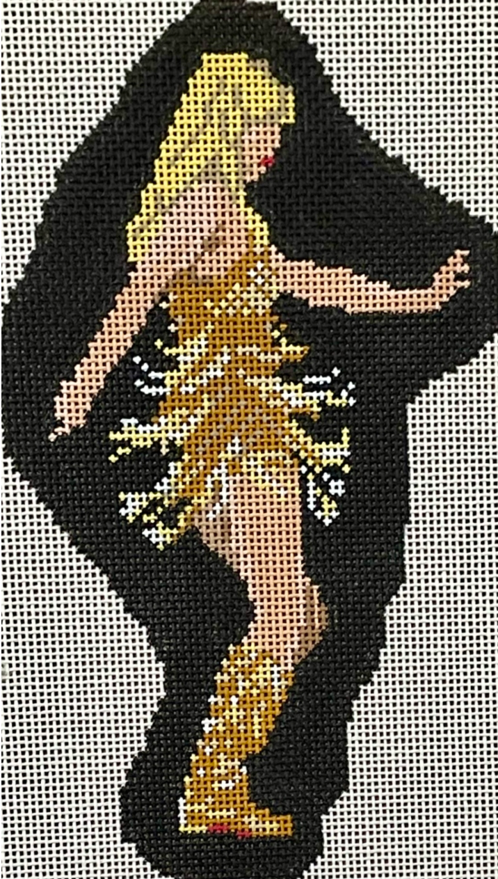 Gold Dancing Taylor Canvas