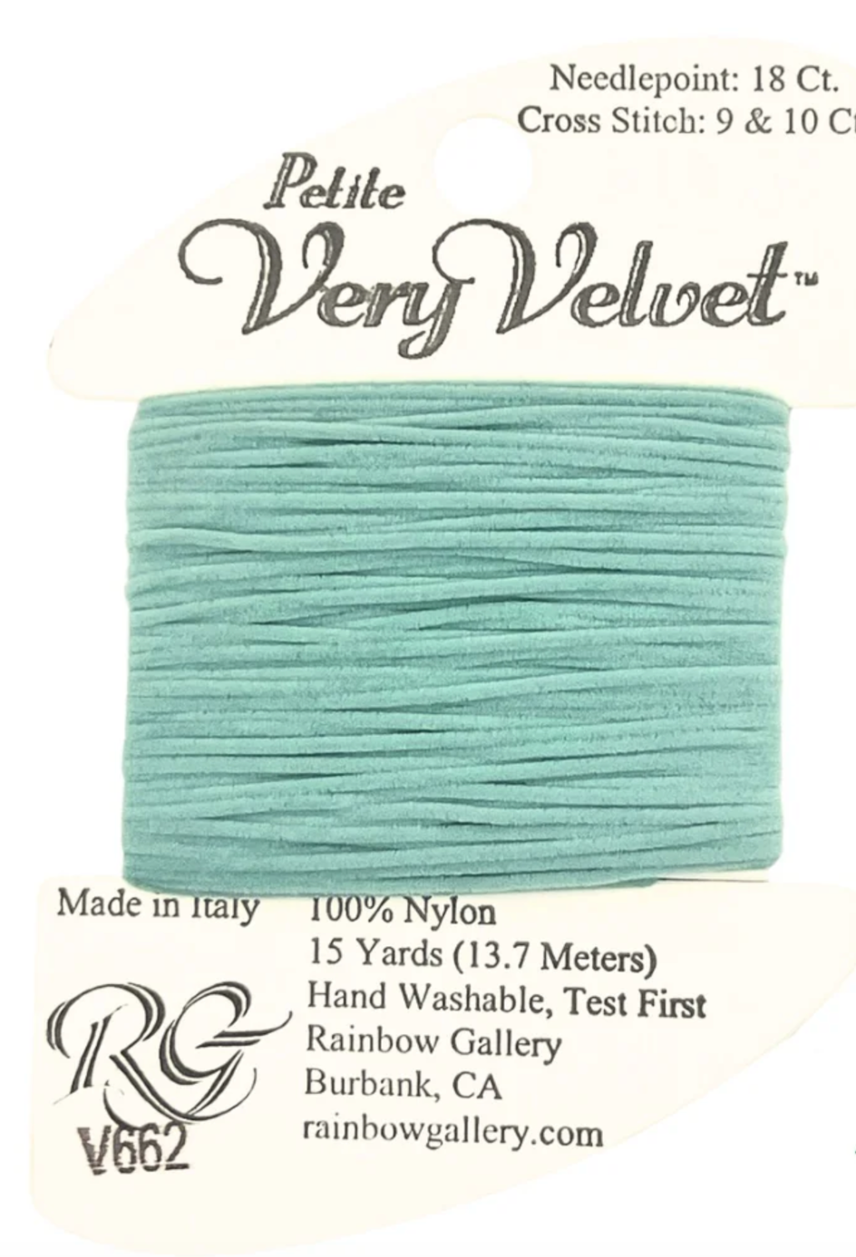 PET V-VELVET V662 - Green Aqua