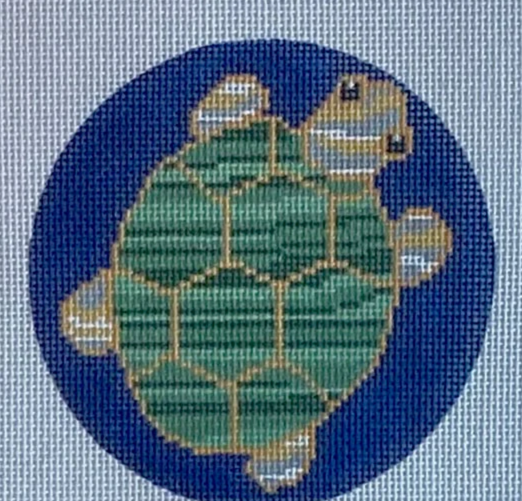 Malachite Van Cleef Turtle Canvas