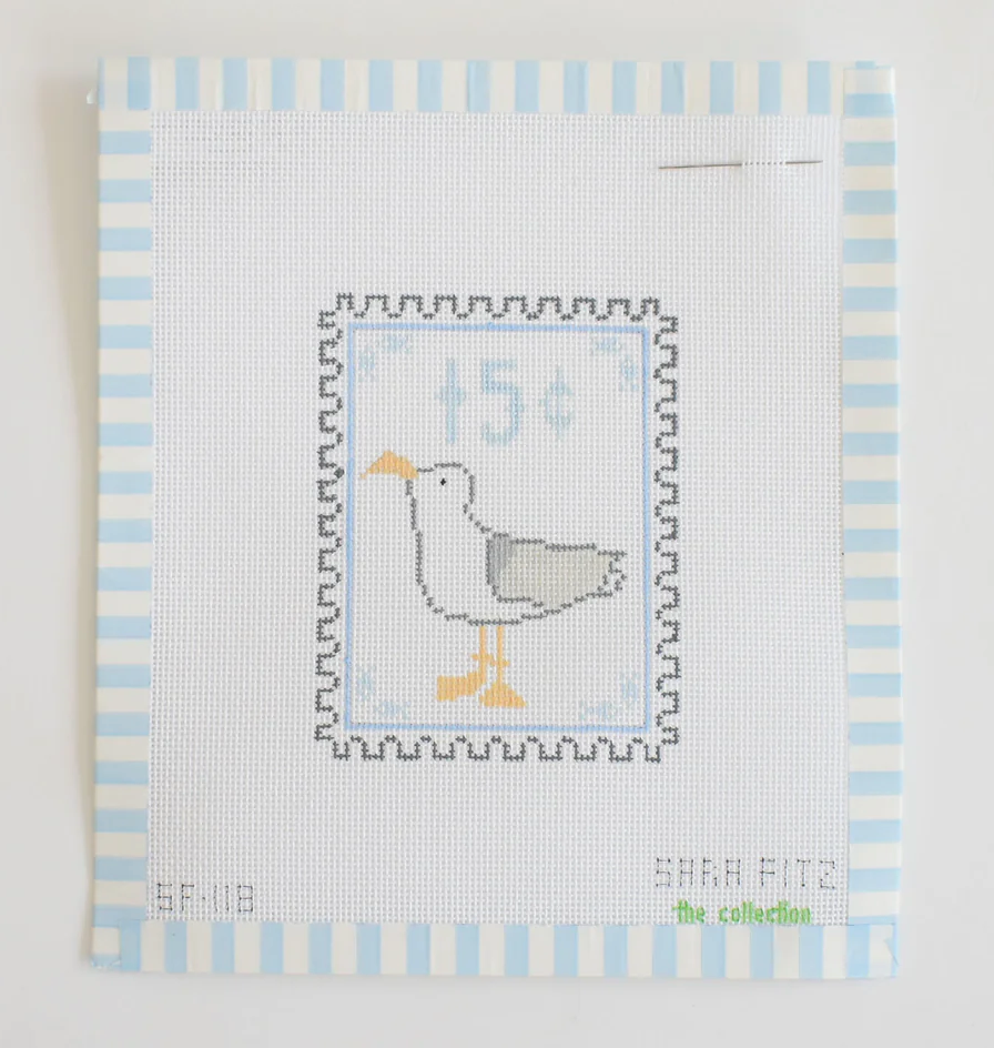 Seagull Stamp Canvas