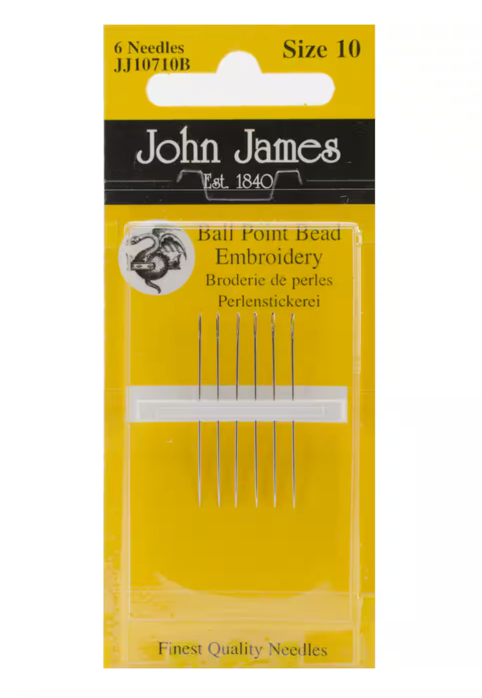 Size 10 Beading Needle - John James