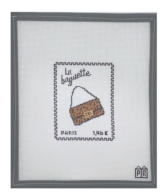 La Baguette Bag Stamp Canvas