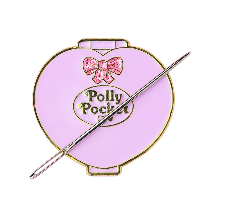 Polly Pocket Pink Compact Needle Minder